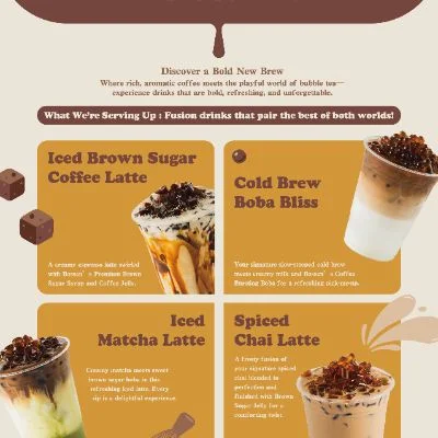 Coffee Bursting Boba - Coffee Concept