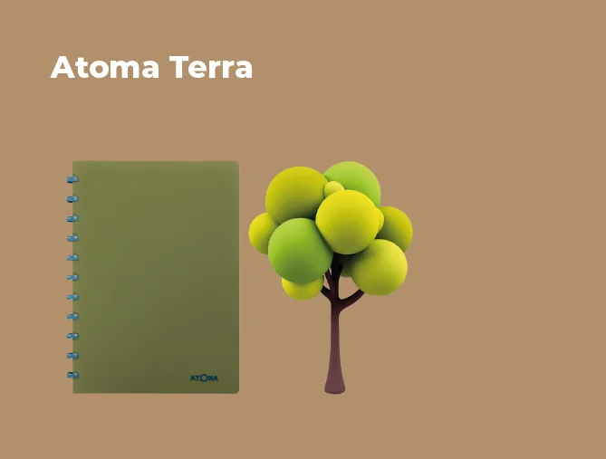 Koleksi Buku Catatan ATOMA TERRA Earth Tone
