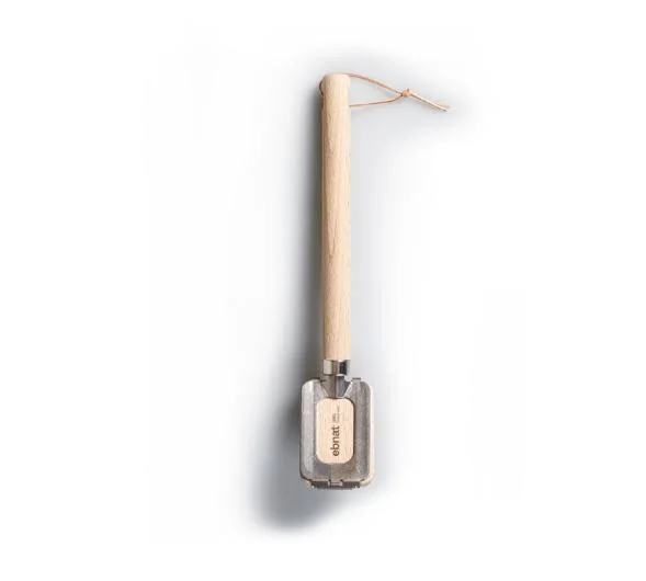 Wooden Grill Brush with Replaceable Head