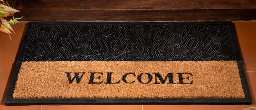 Coir Insert Rubber Tray Mat
