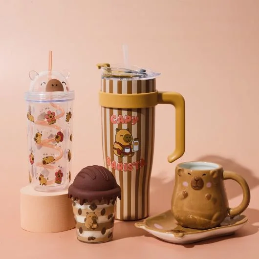 Capybara Miami Kawaii 1.2L Transportbecher