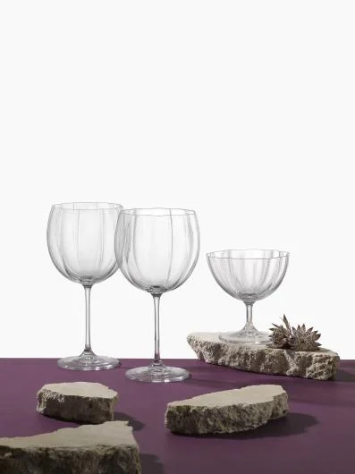 Blomme Organic Crystal Glassware Collection
