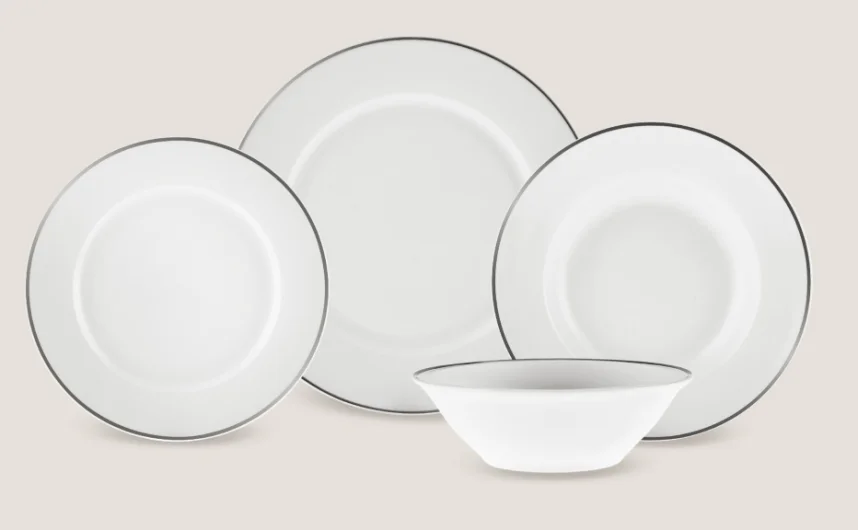 24-Piece Rim Shape Dinner Set