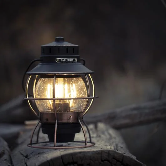 Lampu Keretapi Antik Perunggu LED