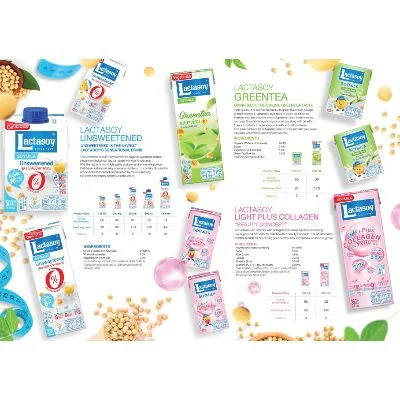 Lactasoy UHT Soymilk Unsweetened Green Tea and Collagen
