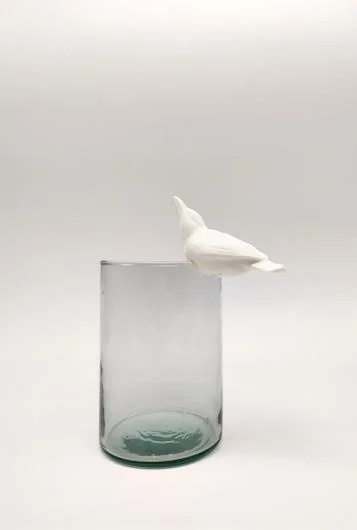 Fine Bone China Hanging Bird for Vases