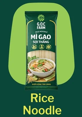 Mie beras G.O.C FARM untuk Pho dan Stir Fry