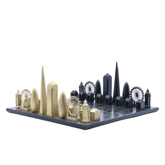 Luxury Bronze London Chess Edition