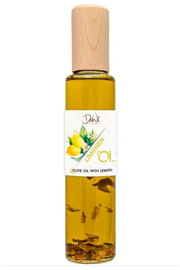 250 ml Aceite de Oliva con Limón y Trozos de Limón