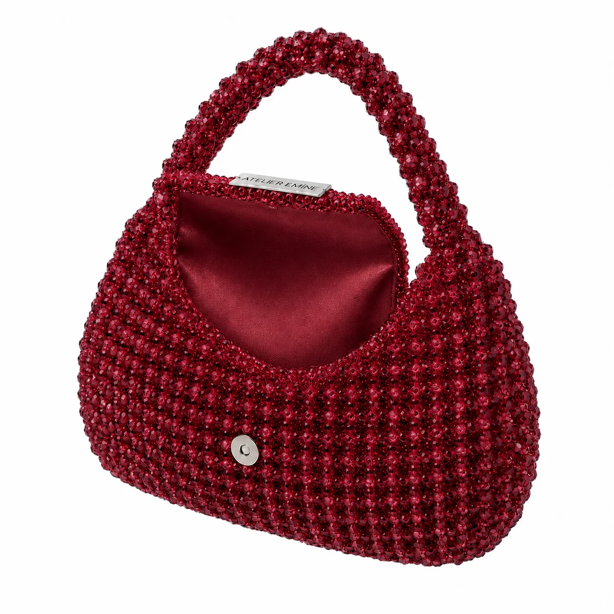 Stracci Berry Handmade Crystal Shoulder Bag