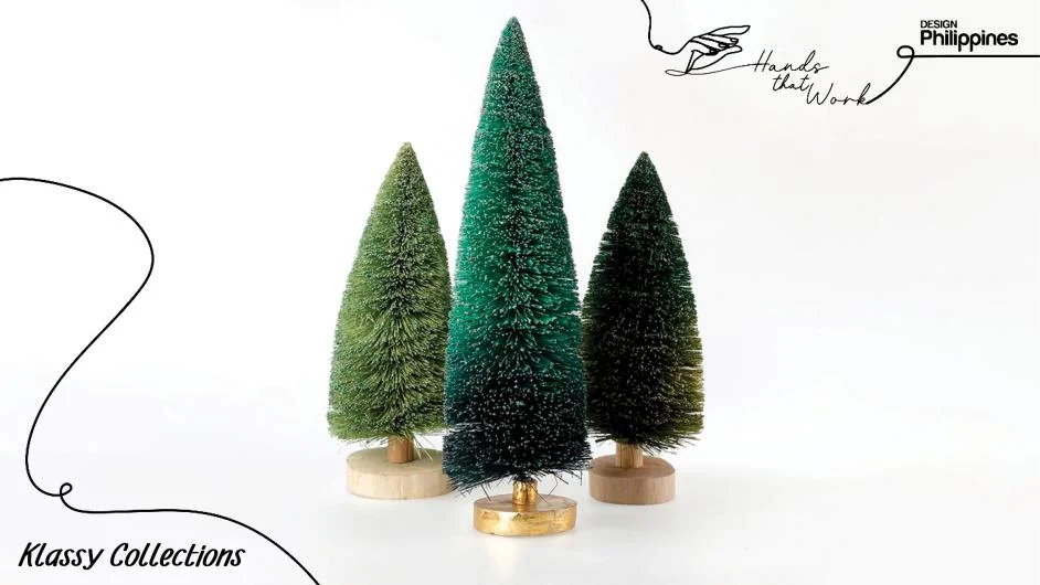 Brush Tree Holiday Decor
