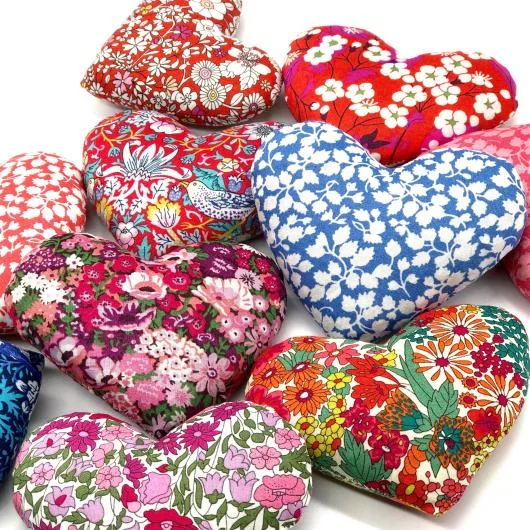 Liberty Fabric Heart Lavender Sachets