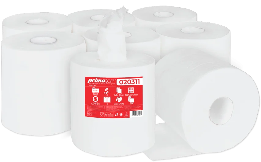 PrimaSoft MAXI 110 Paper Towels in Rolls Item 020311