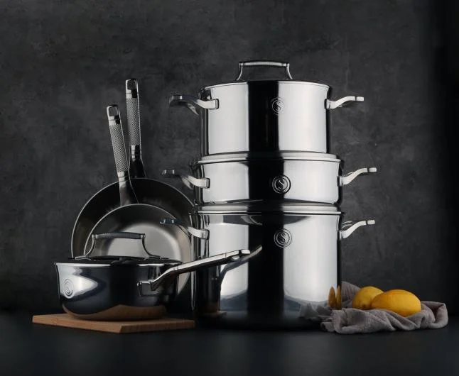Saveur Selects Tri Ply Cast Iron Carbon Steel Cookware