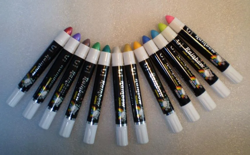 Rainbow Super Jumbo Metallic Crayons