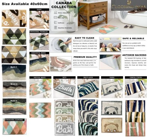 Canada Kids Bath Rug Collection
