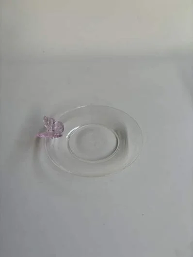 Butterfly Decorative Glass Tray