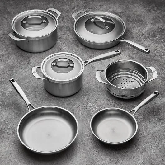 Cuisine::pro iD3 SS Stainless Steel 9-Piece Cookware Set