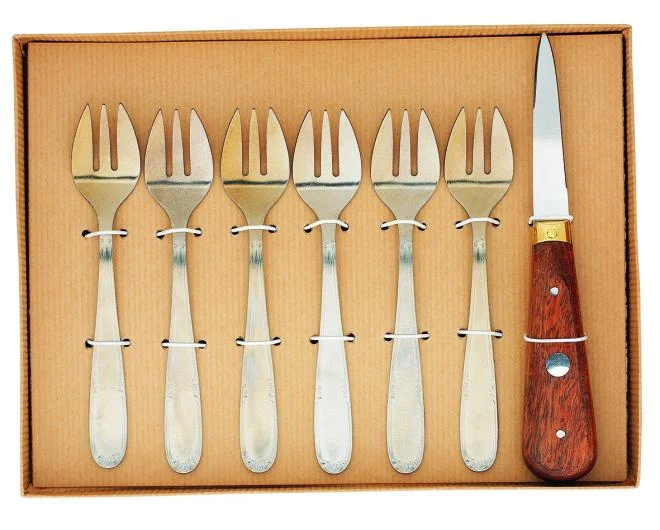 Set coltello e forchetta per ostriche Au Nain