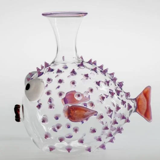 Pufferfish Glass Decanter