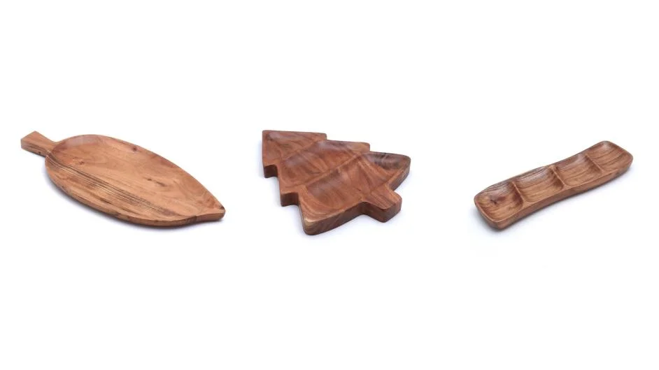 Holz-Serviertabletts und -platten