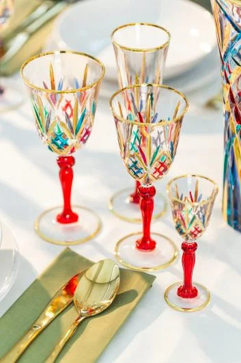 Due Zeta Melodia Glass Goblets