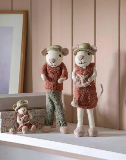 Gry & Sif Mice Felt Decor