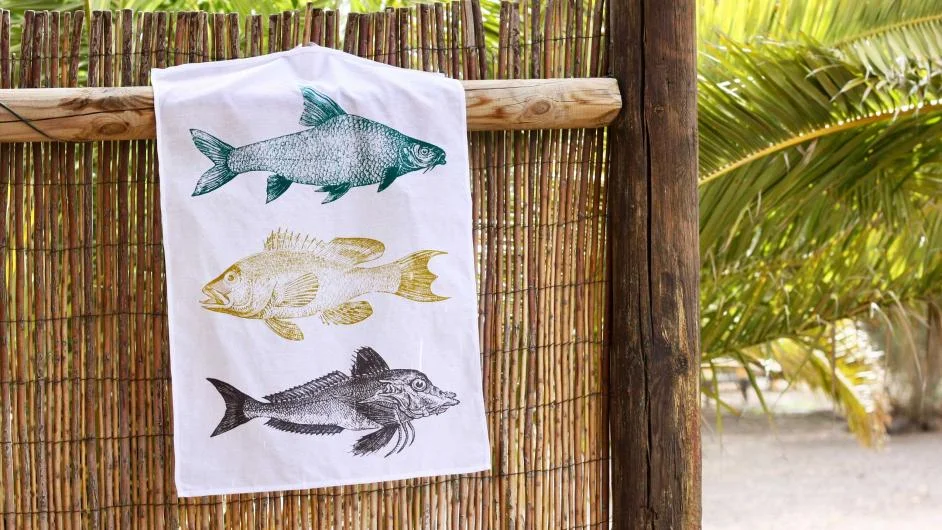 Frohstoff White Tea Towel