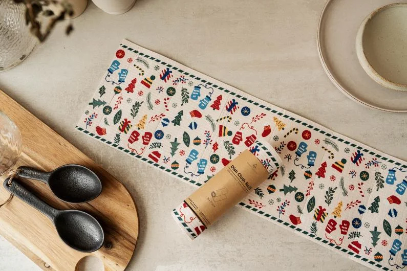 Reusable Printed Dish Cloth