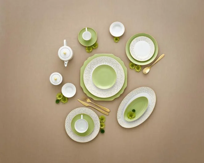 Maris D'or Matcha and Sunstone Porcelain