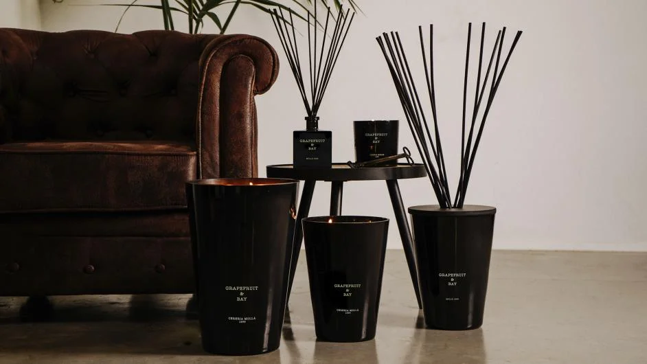 Large Format Edition Scented Candles and Reed Diffusers