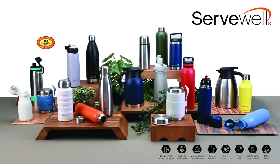 Stainless Steel Water Bottles and Thermoware