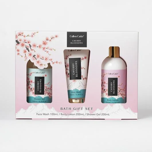 Cherry Blossom Bath Gift Set