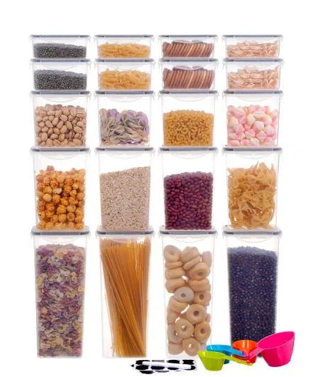 Rectangular High Plastic Food Container Set