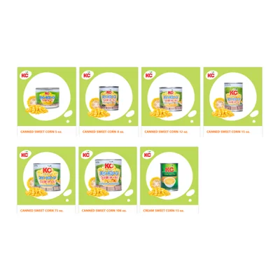 KC Canned Sweet Kernel Corn and Creamed Corn