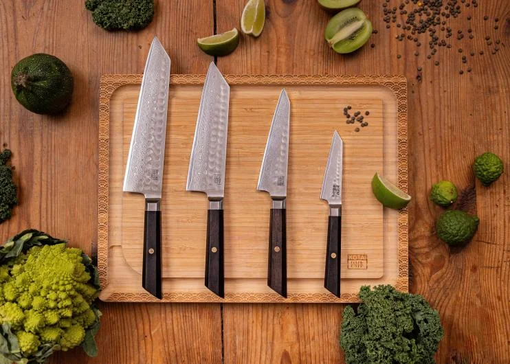 Bunka Damascus Knife Collection