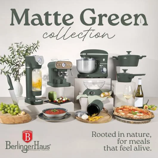 Matte Green Collection Cookware