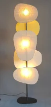 Linen Panel Floor Lamp