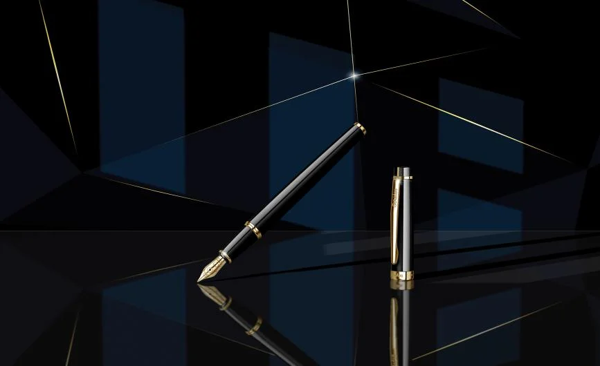 Scrikss Honour 38 Black Gold Fountain Pen