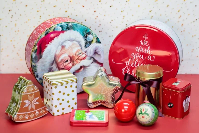 Christmas Decorative Tin Box