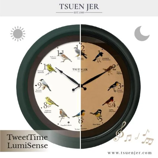 Tsuen Jer Luminous Chirping Clock
