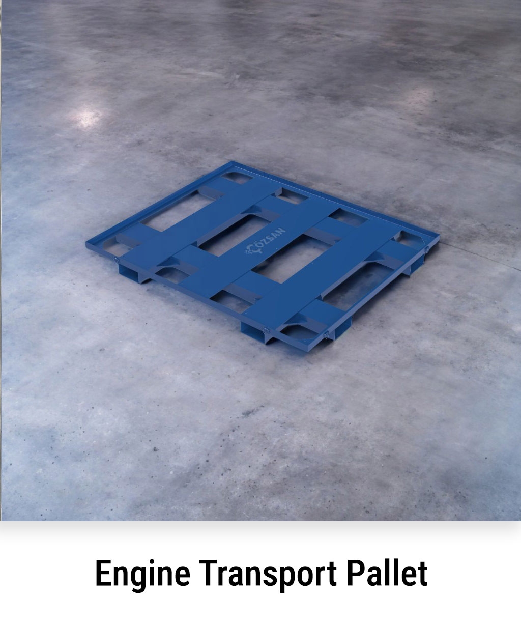 Çelik Endüstriyel Metal Taşıma Paletleri
