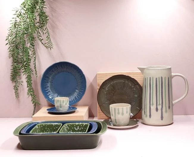 Reactive Glazes Tableware