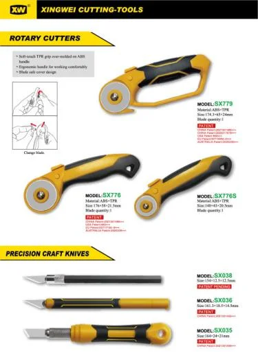 Rotary Cutter and Hobby Knife