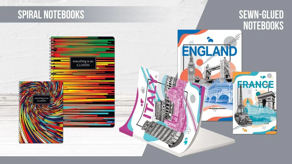 Spiral and Sewn-Glued Notebooks