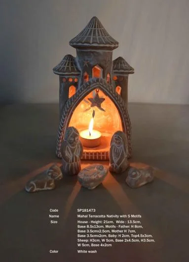 Mahal Terracotta Nativity Set