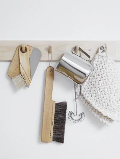 Birch Wood Storage Rack