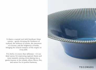 Blue Island Rays Radiant Glaze Tableware Collection