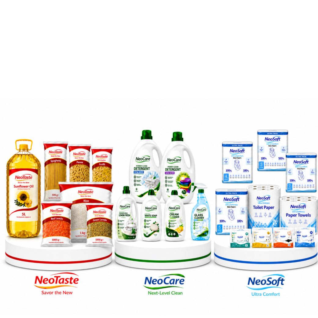 NeoTaste NeoCare and NeoSoft FMCG Product Portfolio