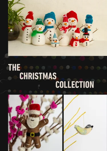 Handmade Felt Christmas Decor Collection